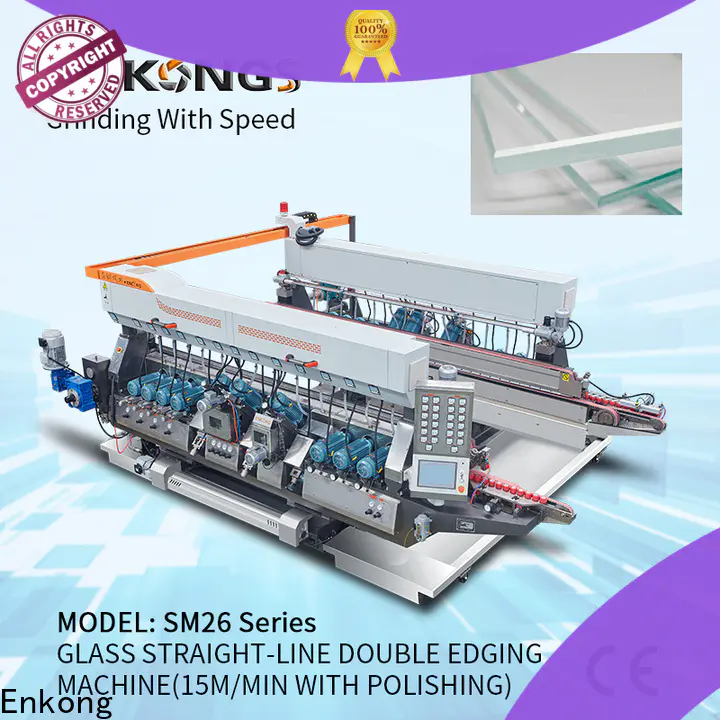 Enkong SM 20 glass double edging machine series for photovoltaic panel processing