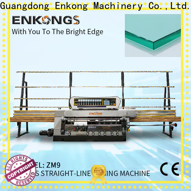 Enkong zm4y glass edge grinding machine customized for fine grinding