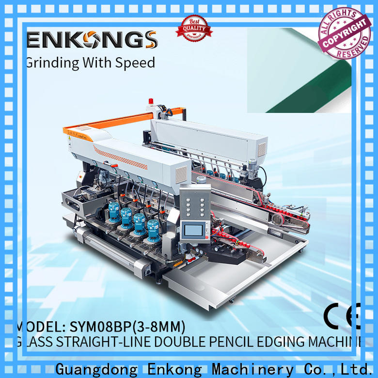Enkong SM 12/08 glass double edging machine factory direct supply for photovoltaic panel processing