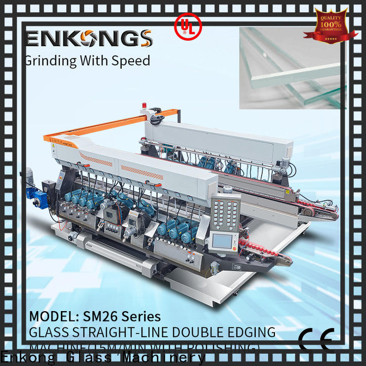 Enkong SM 26 double edger manufacturer for photovoltaic panel processing