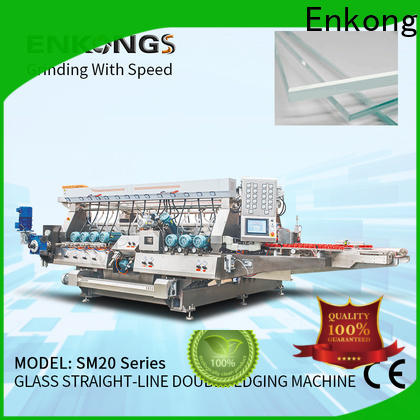 Enkong SM 22 automatic glass edge polishing machine factory for photovoltaic panel processing