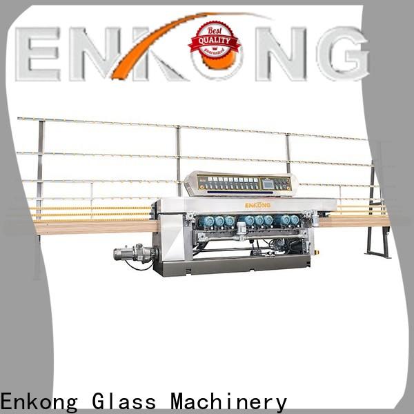 Custom glass beveling machine for sale 10 spindles company for glass processing