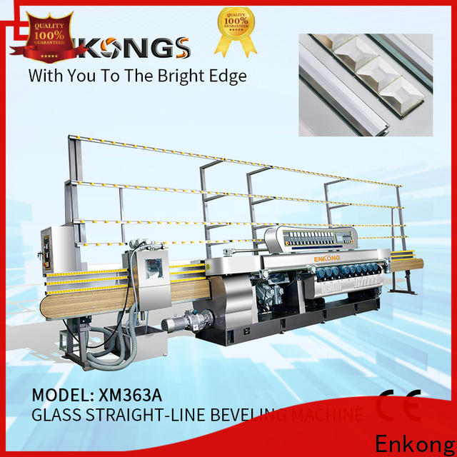 Enkong xm351a glass beveling machine manufacturers factory for polishing