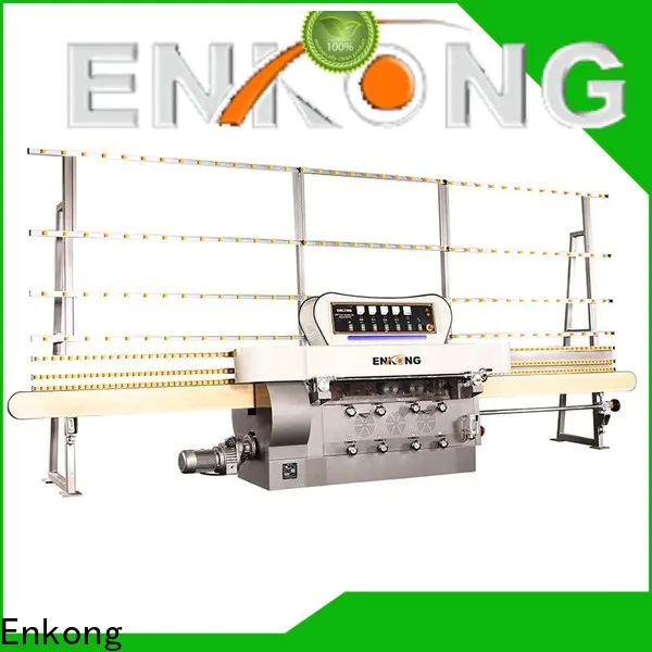 Enkong zm4y portable glass edge polishing machine manufacturers for photovoltaic panel processing