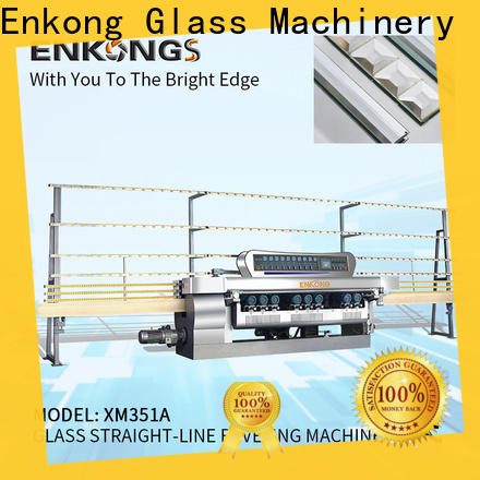 Enkong 10 spindles glass beveling machine for sale company for polishing