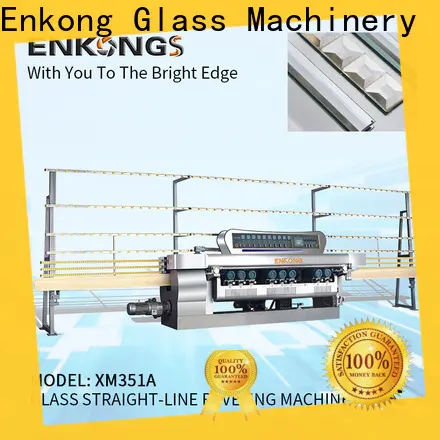 Enkong 10 spindles glass beveling machine for sale company for polishing