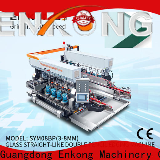 Enkong New automatic glass edge polishing machine for business for round edge processing