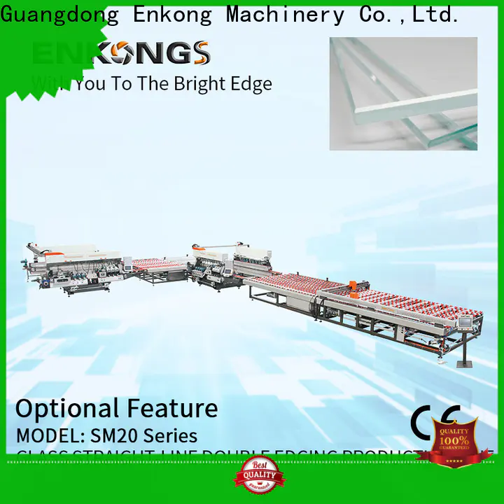 Enkong New automatic glass cutting machine factory for round edge processing