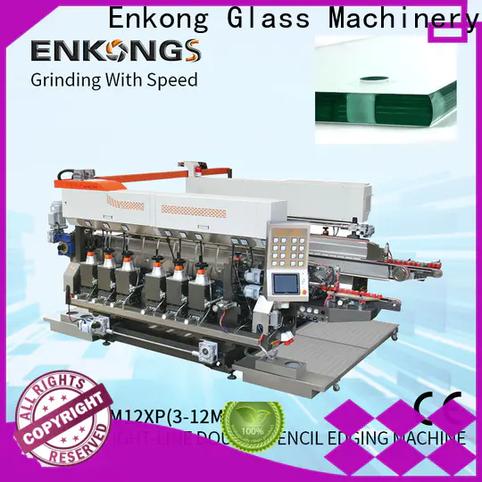 Enkong SM 10 small glass edge polishing machine supply for round edge processing