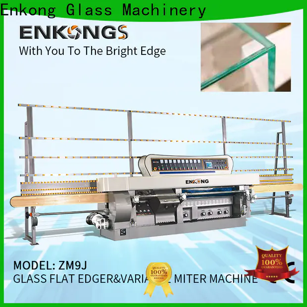 High-quality glass mitering machine 5 adjustable spindles factory for polish