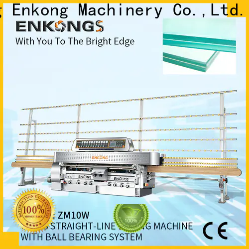 Enkong zm10w steel glass making machine price company for polish