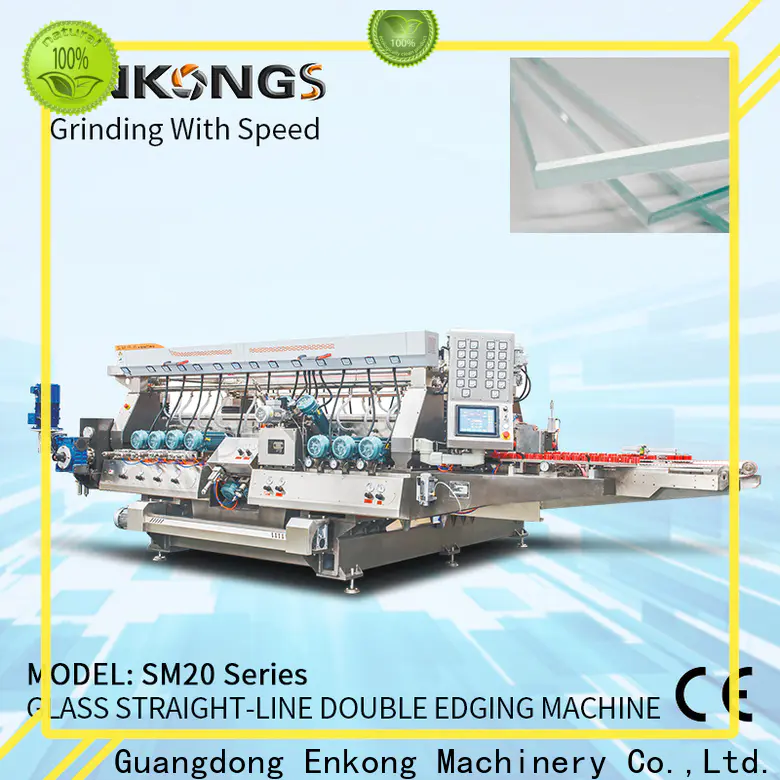 Latest automatic glass edge polishing machine SM 10 for business for round edge processing