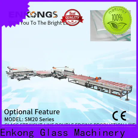 Enkong Latest automatic glass edge polishing machine manufacturers for photovoltaic panel processing