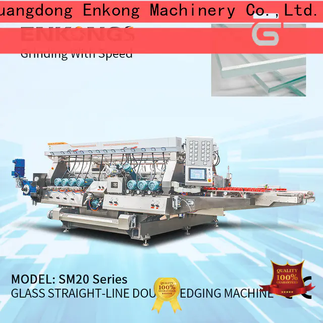 Enkong SM 20 glass double edger factory for round edge processing