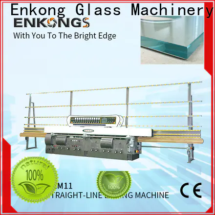 Enkong zm11 glass edge polishing machine manufacturers for photovoltaic panel processing