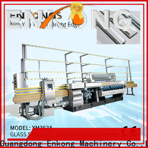 Enkong xm363a small glass beveling machine for business for polishing