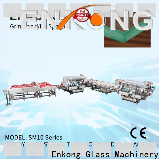 Enkong Latest glass double edging machine suppliers for household appliances