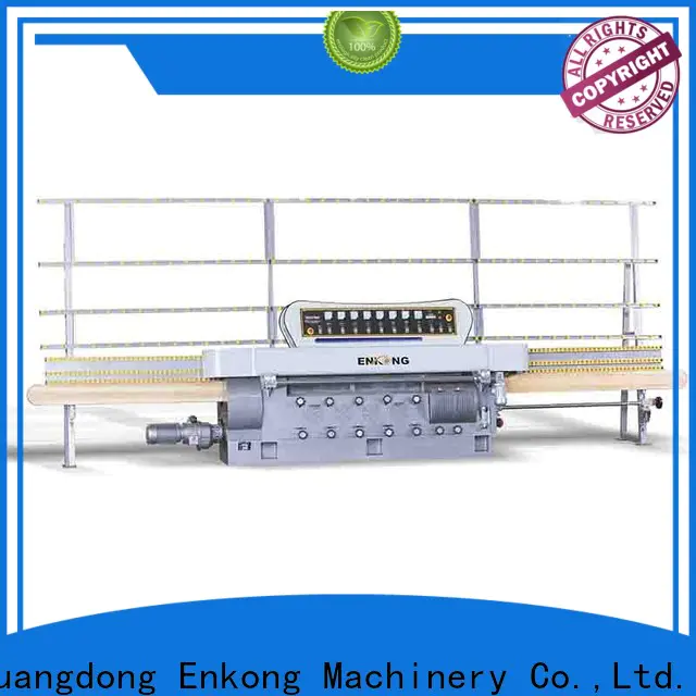 Enkong zm9 glass edge polishing machine manufacturers for photovoltaic panel processing