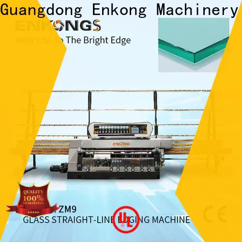 Enkong zm9 cnc glass cutting machine for sale factory for round edge processing