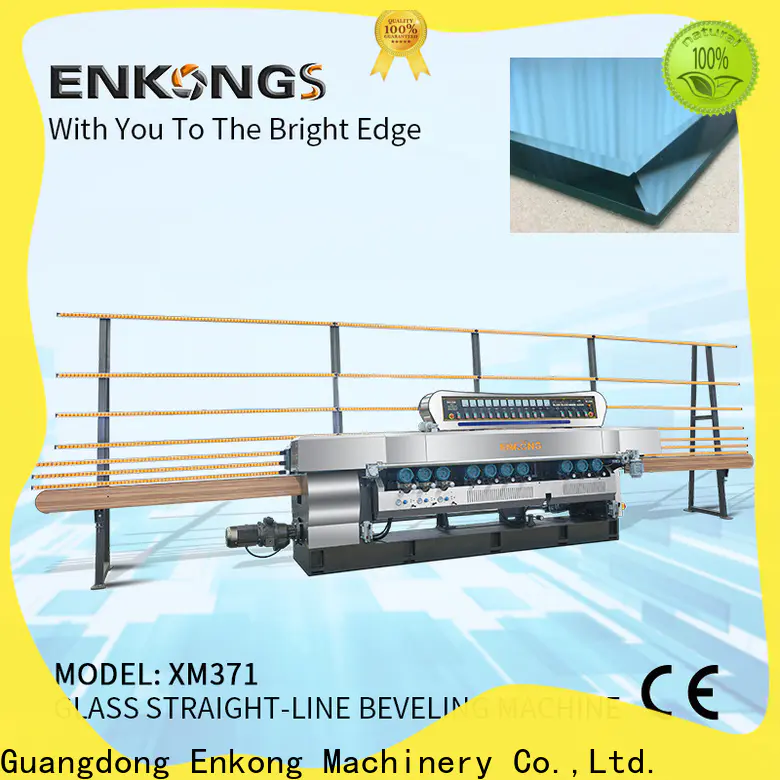 Enkong xm371 beveling machine for glass supply for polishing