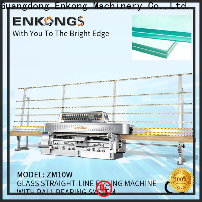 Enkong High-quality glass straight line edging machine suppliers for polish