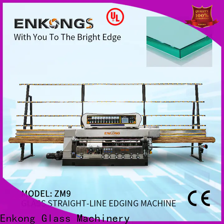 Enkong zm9 glass straight line edging machine price manufacturers for household appliances