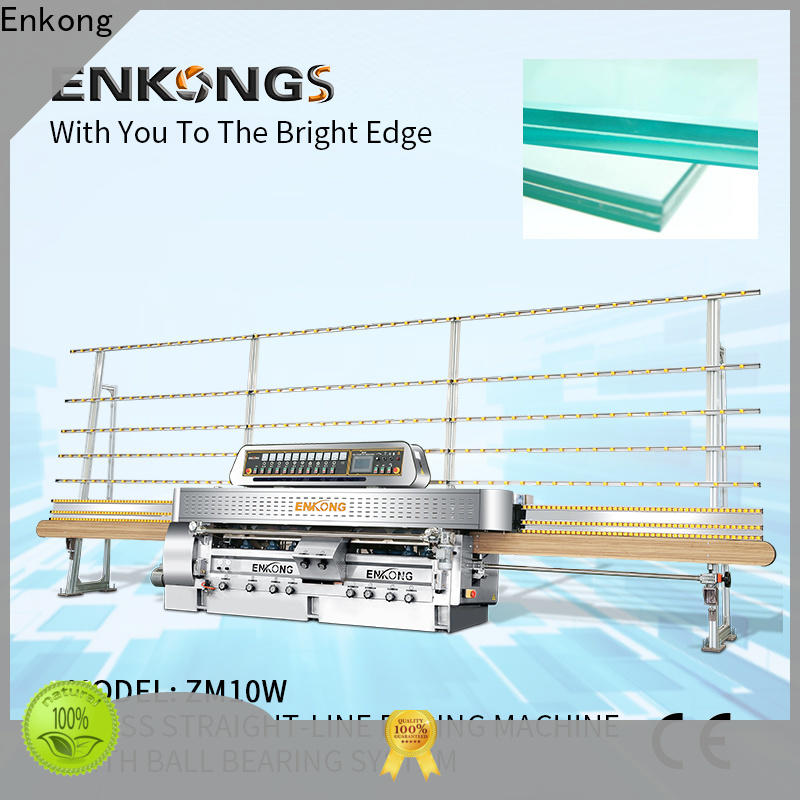 Enkong Custom glass straight line edging machine factory for polish