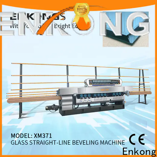 Custom glass beveling machine manufacturers 10 spindles supply for glass processing