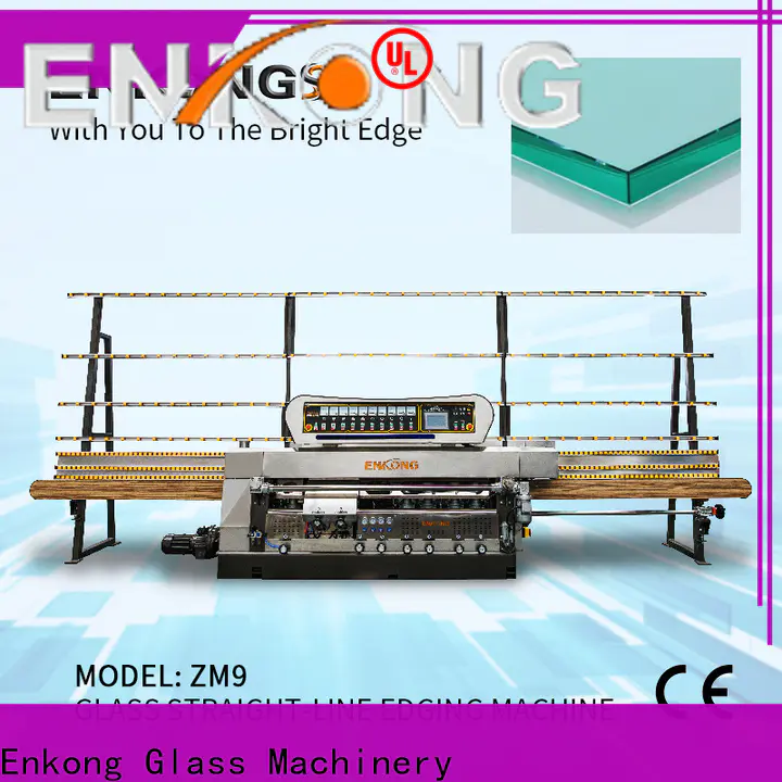 Enkong zm11 portable glass edge polishing machine for business for round edge processing