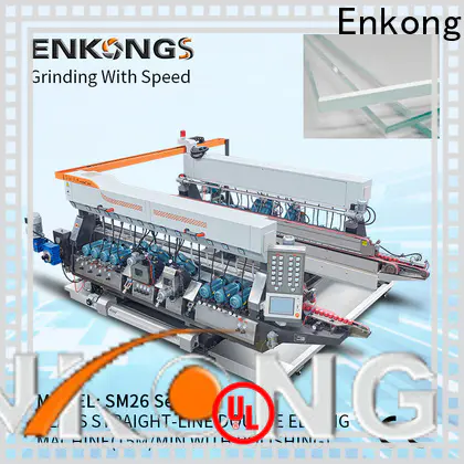 Enkong SYM08 automatic glass edge polishing machine factory for round edge processing