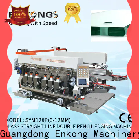 Enkong modularise design small glass edge polishing machine company for round edge processing