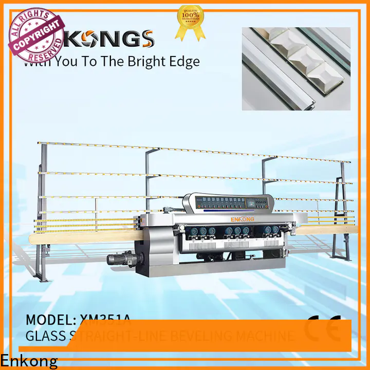 Enkong xm363a glass beveling machine factory for glass processing