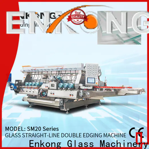 Enkong SYM08 double edger machine factory for round edge processing