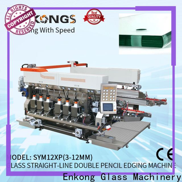 Enkong modularise design automatic glass edge polishing machine for business for photovoltaic panel processing