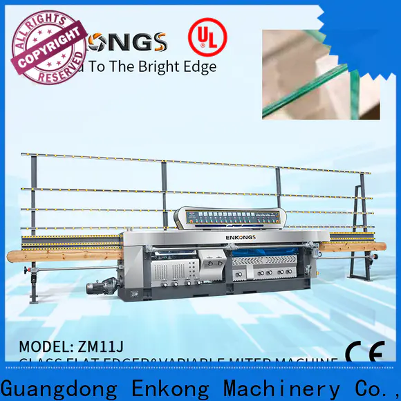 Enkong 5 adjustable spindles glass manufacturing machine price company for round edge processing