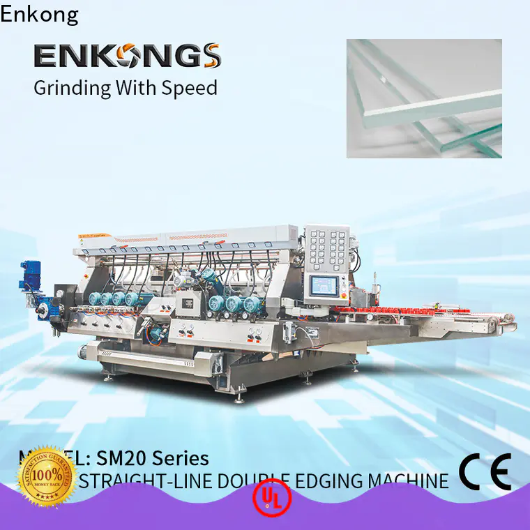 Enkong New glass double edger for business for round edge processing