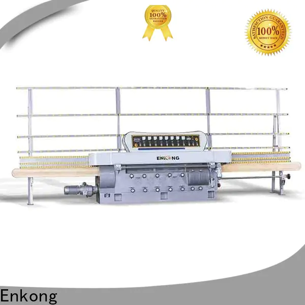 Enkong Custom glass straight line edging machine suppliers for round edge processing