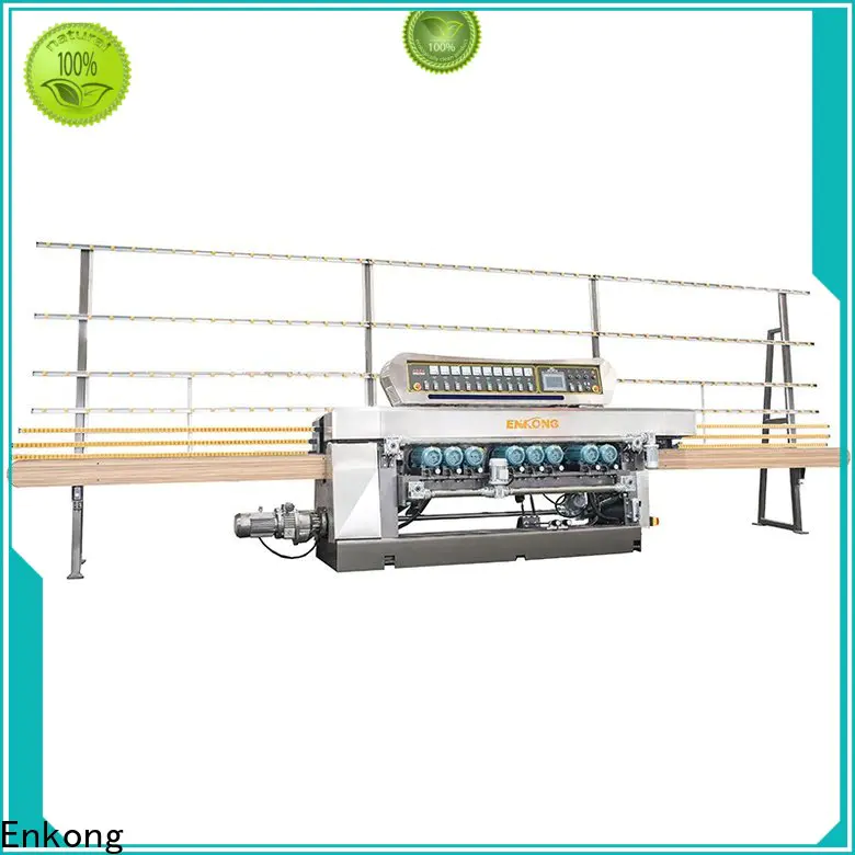 Enkong xm351 glass straight line beveling machine manufacturers for glass processing