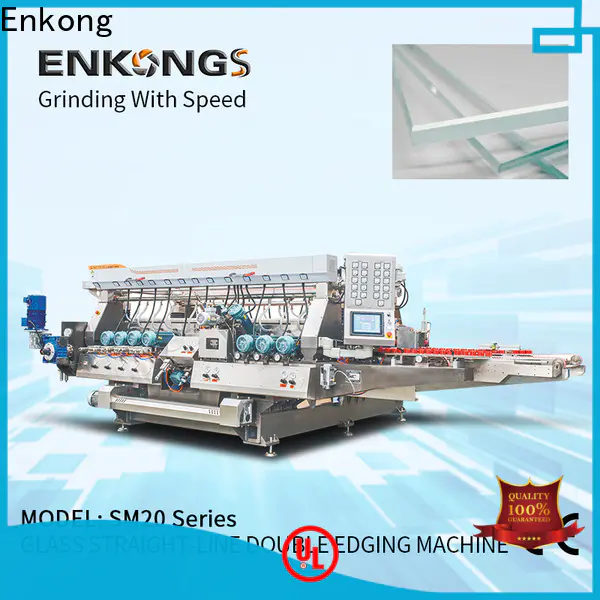 Top glass double edger SM 22 for business for round edge processing