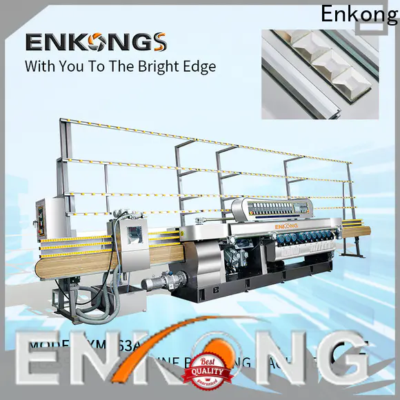 Enkong xm351 beveling machine for glass supply for polishing
