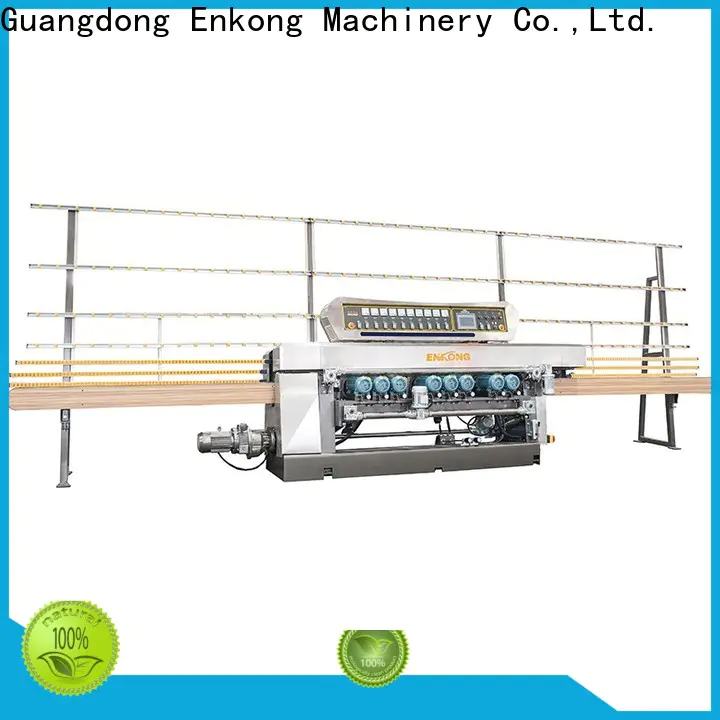 Enkong xm351a glass beveling equipment factory for polishing