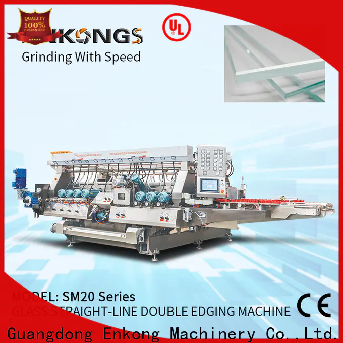 Enkong Custom automatic glass edge polishing machine supply for photovoltaic panel processing