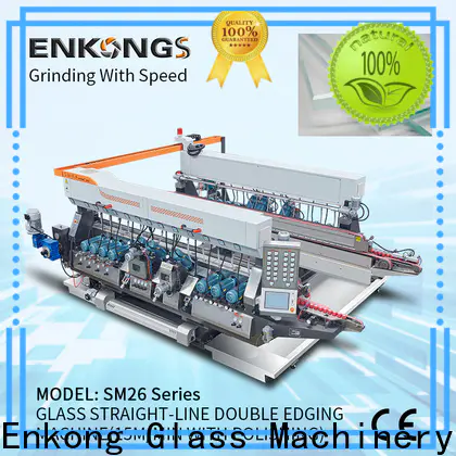 Enkong SM 22 glass double edger supply for photovoltaic panel processing