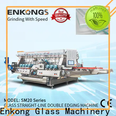 Enkong straight-line double edger machine suppliers for photovoltaic panel processing