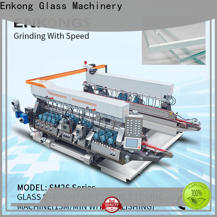 Top automatic glass edge polishing machine SM 10 supply for photovoltaic panel processing