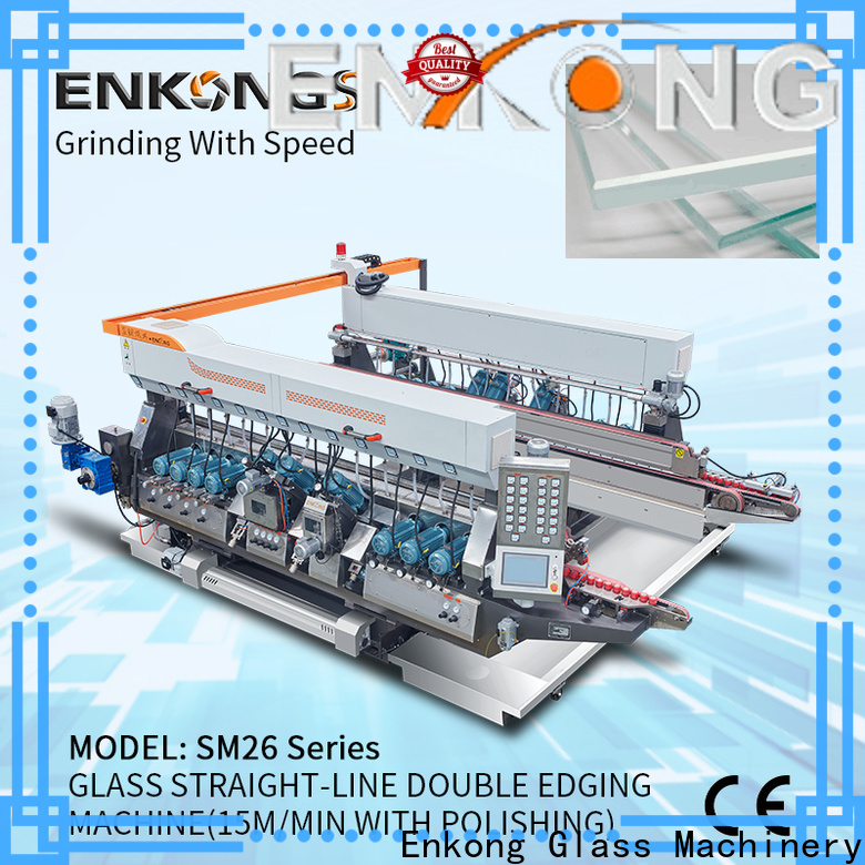 Enkong SM 20 automatic glass edge polishing machine supply for round edge processing