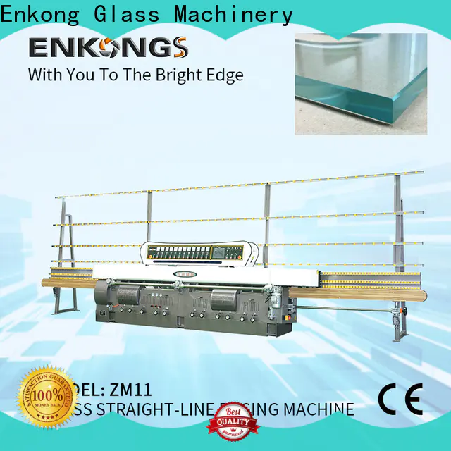 Enkong zm9 glass straight line edging machine supply for household appliances