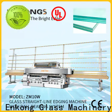 Best glass straight line edging machine with ABB spindle motors company for grind
