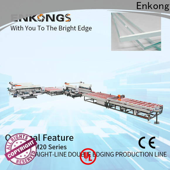 Enkong SM 20 glass double edger suppliers for photovoltaic panel processing