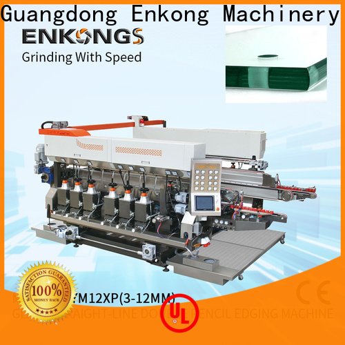 Enkong SYM08 double edger machine factory for photovoltaic panel processing
